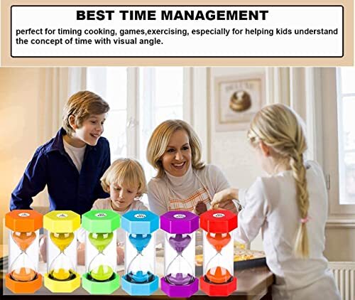 60 Minute Hourglass Sand Timer Sandglass Timer for Games Classroom