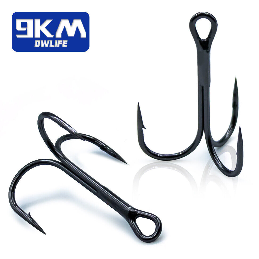 25~100Pcs Fishing Treble Hooks High Carbon Steel 13.5mm~45mm Lures Baits Hooks