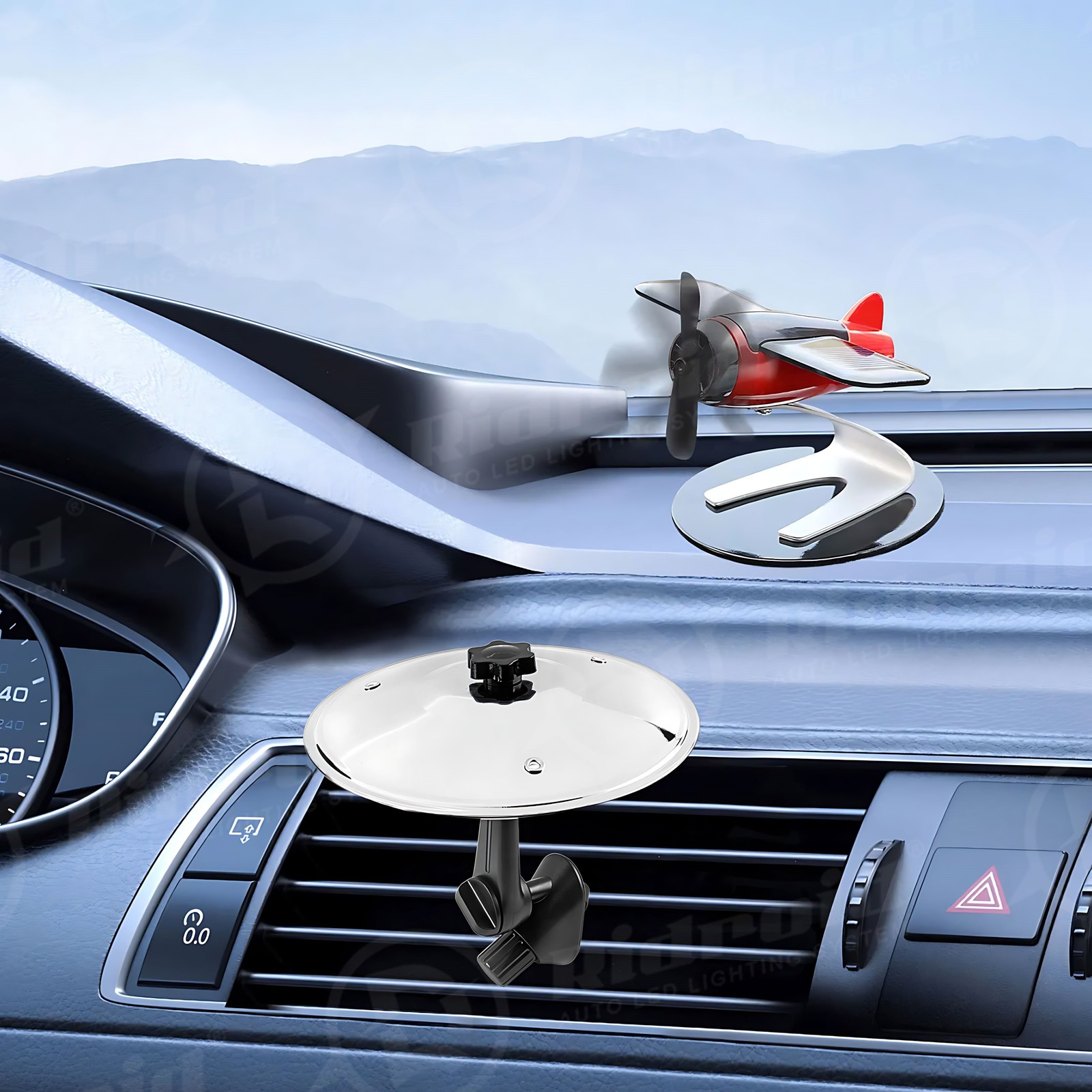 New Gift Slive Car Crash Cymbal, Car Drum Cymbal Air Vent, Make Your Driving Fun