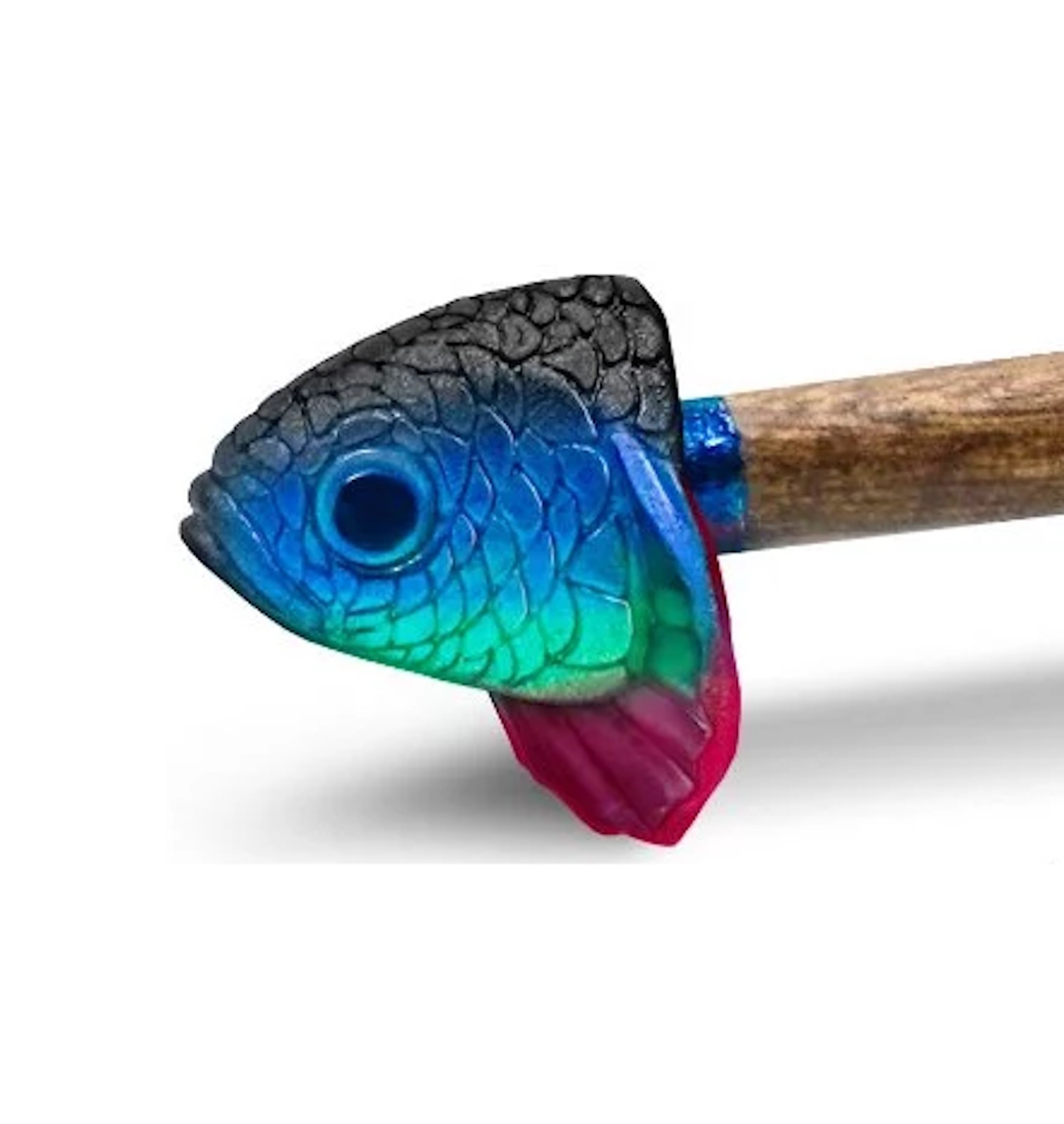 FINNY BETTA FLARE STICK Realistic Design Help Betta Fish Display Their Best Form