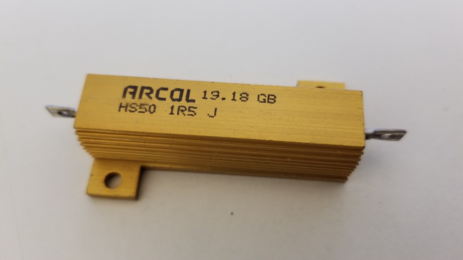 Resistor: ARCOL HS50 1R5 J Aluminum 5% 50W 1.5 ohm Wirewound