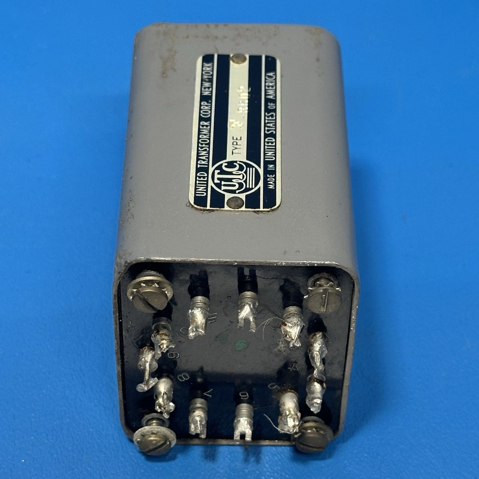 PRESTO F-8602 UTC HA100X HA-100X INPUT TRANSFORMER TUBE PREAMPLIFIER AMPEX