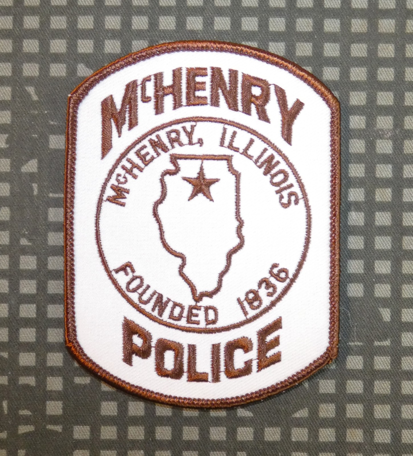 Vintage City of McHenry Police Department Patch (Illinois)