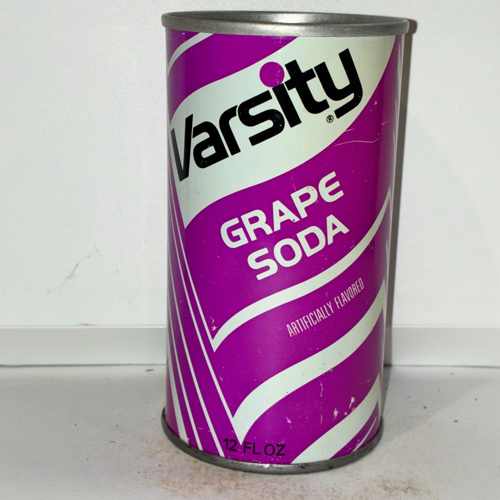 Varsity Grape soda can