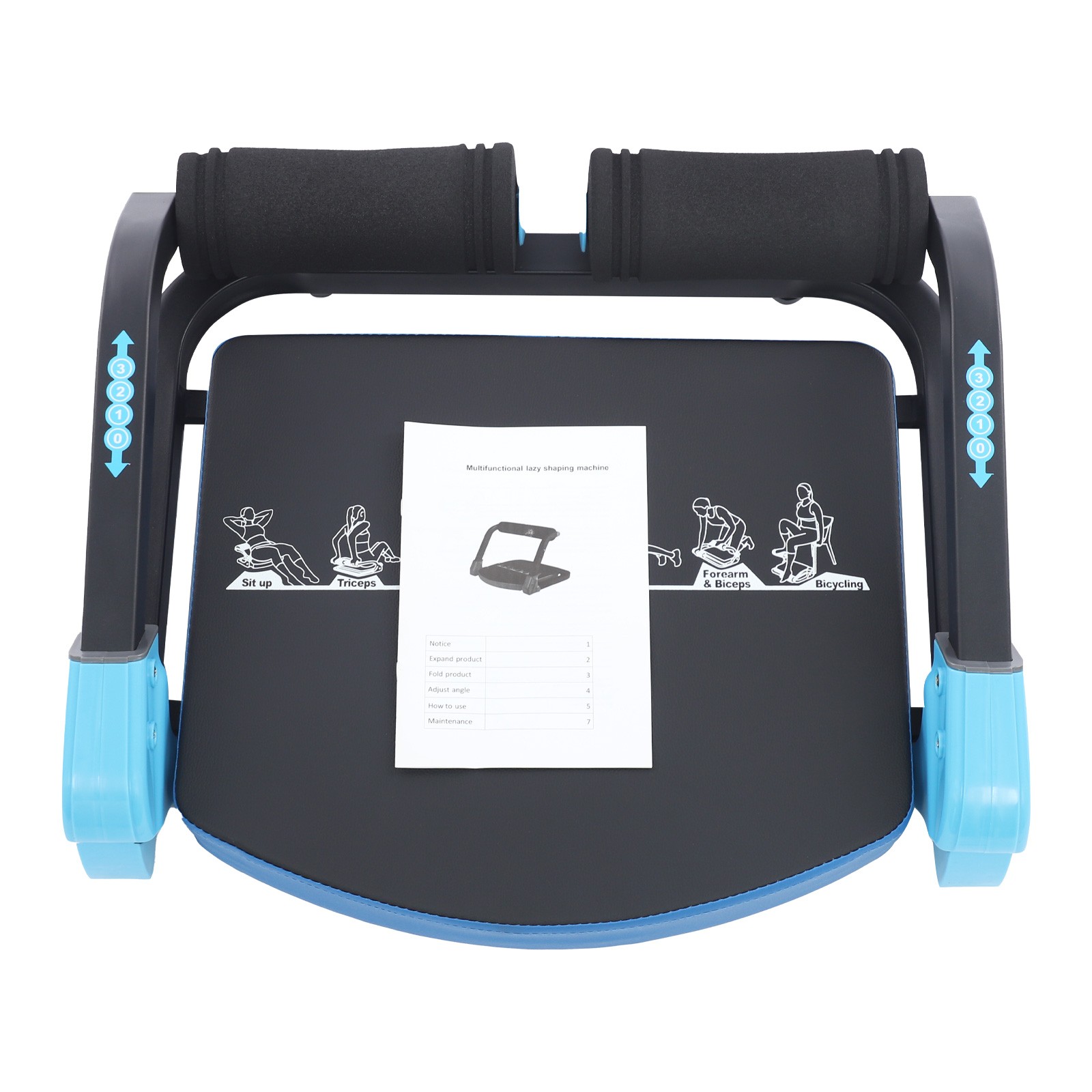 Abdominal Workout Equipment, Foldable Abdominal Exercise Machine, Multifunctiona