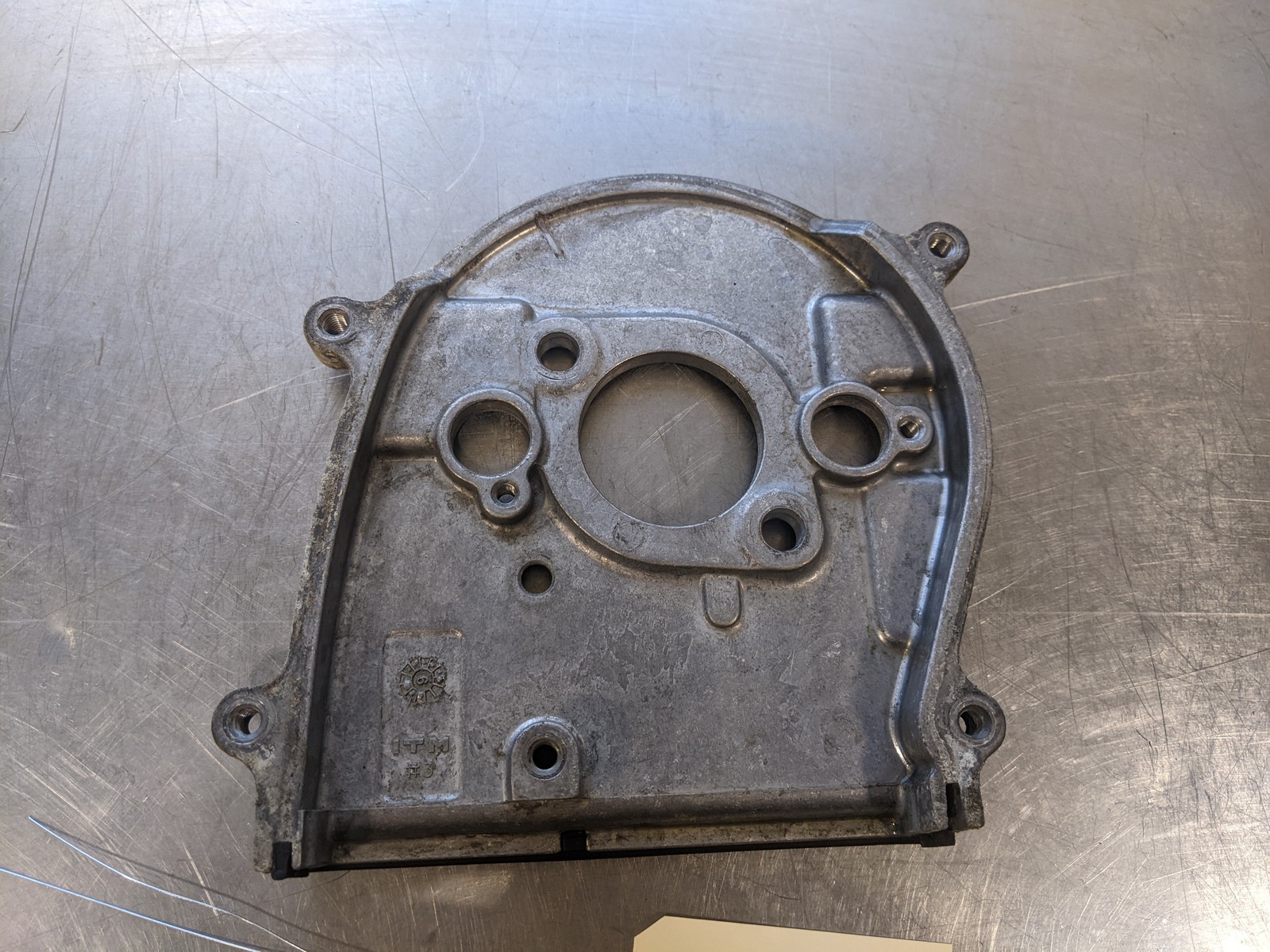 Left Rear Timing Cover From 2000 Honda Odyssey EX 3.5