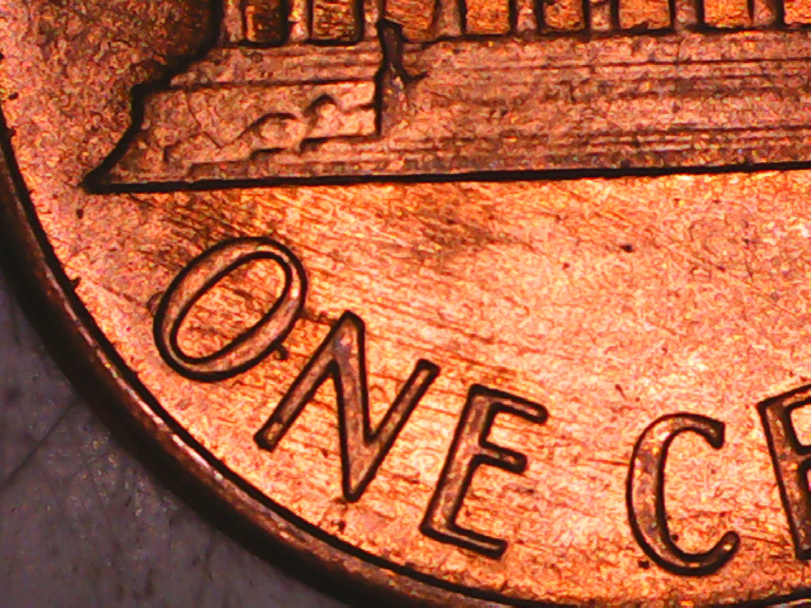 TWO ERRORS, 1986-P LINCOLN MEMORIAL CENT RD DIE CRACK & DDR P-274