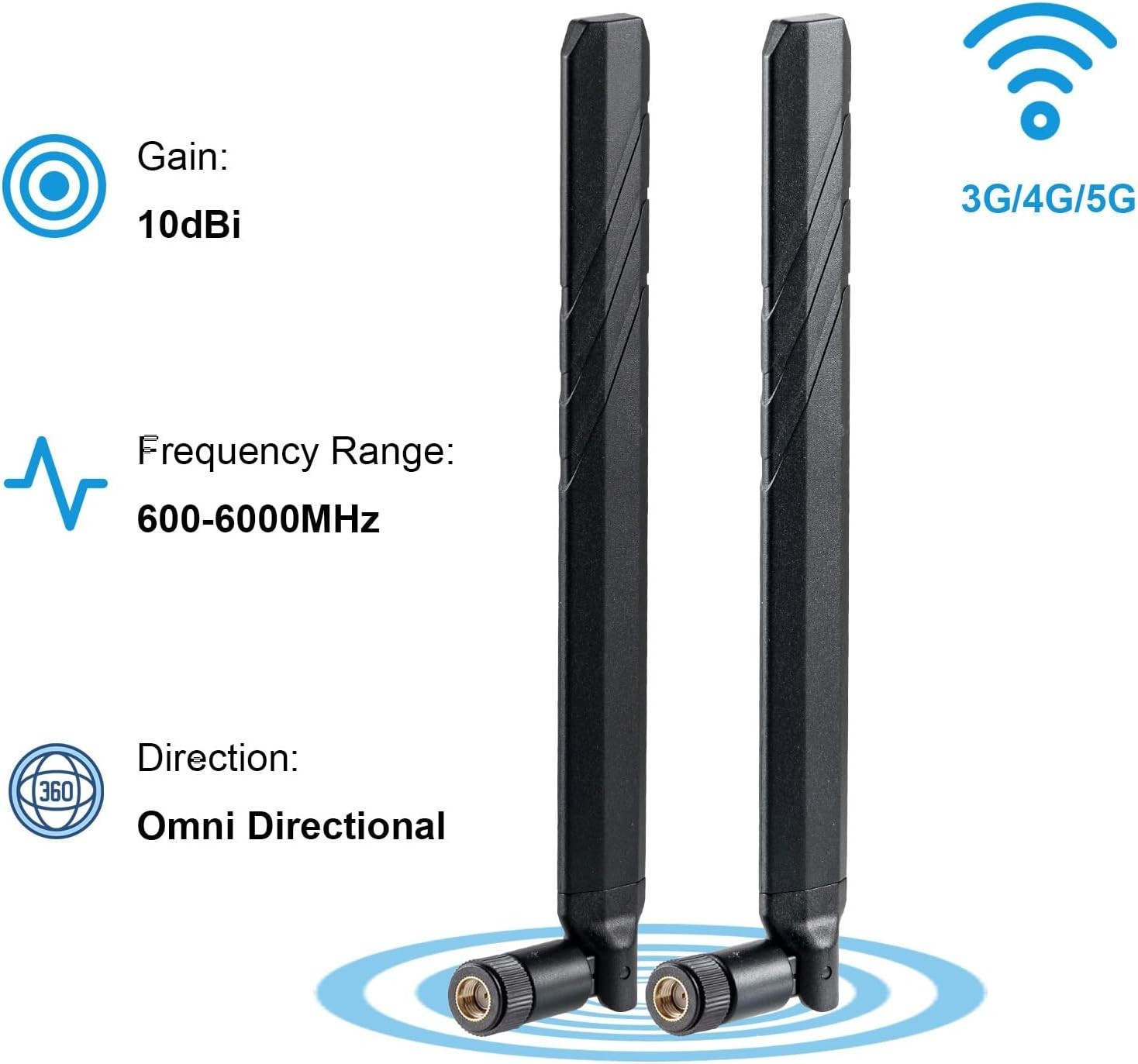 Cellular Trail Camera Replacement RP-SMA Male Antenna Compatible with Spypoint L