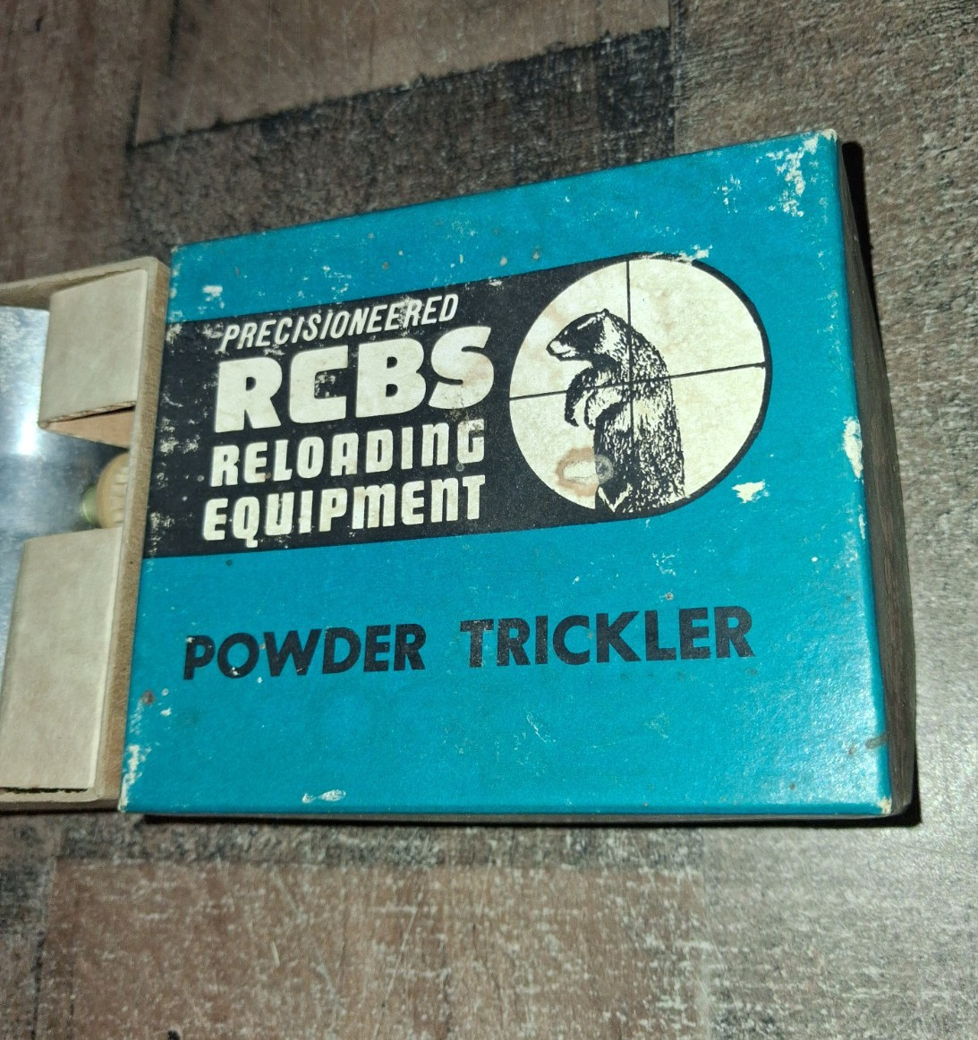 Vintage RCBS Powder Trickler Precisioneered Reloading Equipment w/Box Read