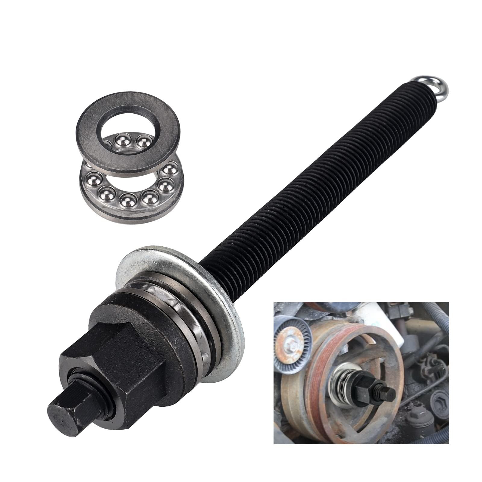 Harmonic Balancer Installer Crank with GM 1997-Up LS Engines, Crankshaft Inst...