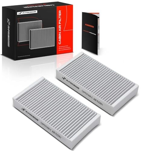 2-PC Cabin Air Filter with Activated Carbon Compatible with Mercedes-Benz