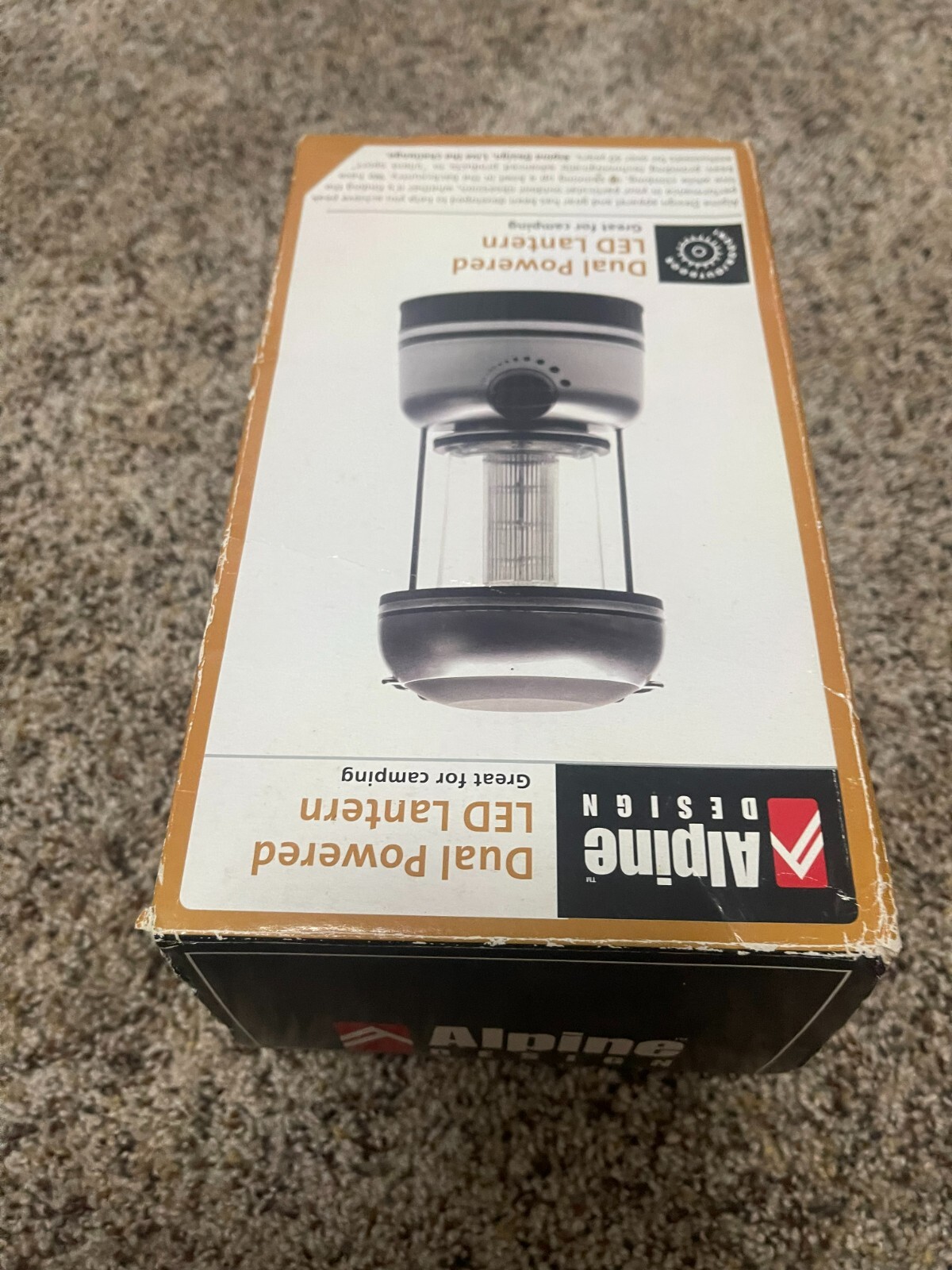 Alpine Design Extra Bright LED Lantern with 360 Degree Illumination New