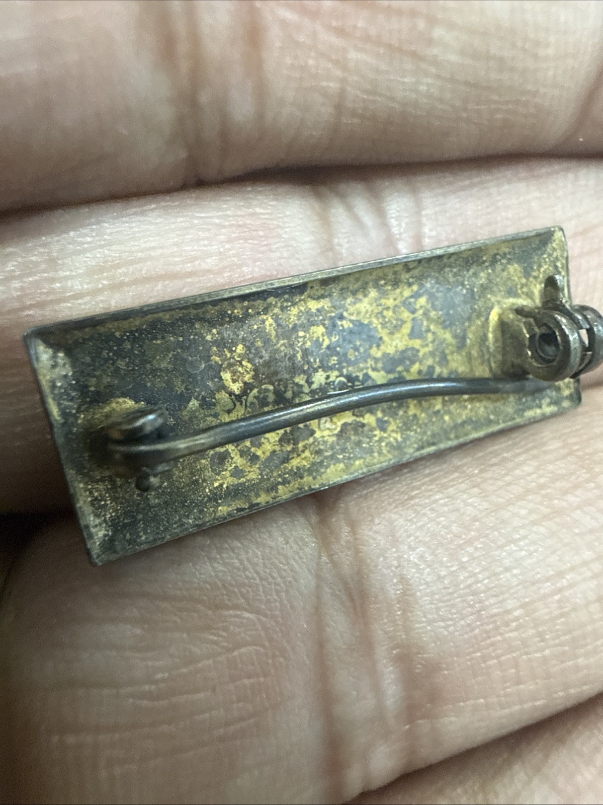 Vintage Sterling silver pair Lieutenant Bars
