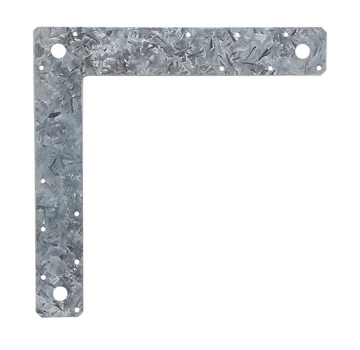 Simpson Strong-Tie 12 in. H X 12 in. W 14 Ga. Galvanized Steel L Strap