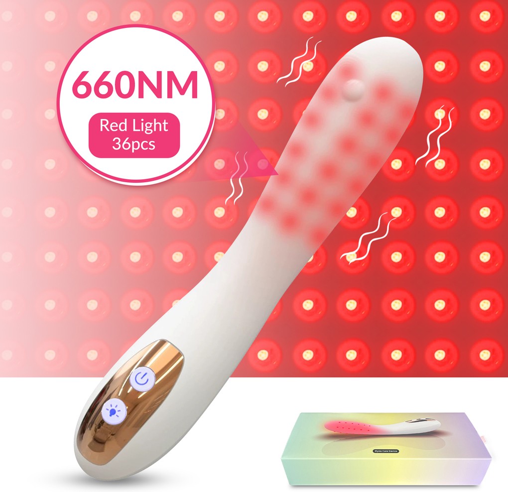 660nm Red Light Therapy Wand Vaginal Tightening Rejuvenation Intimate Care Devic