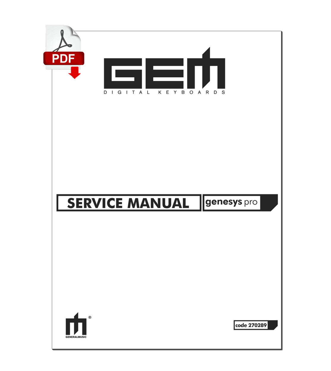 GEM GENESYS PRO Service Manual repair Schematic diagrams Schematic Schema - PDF