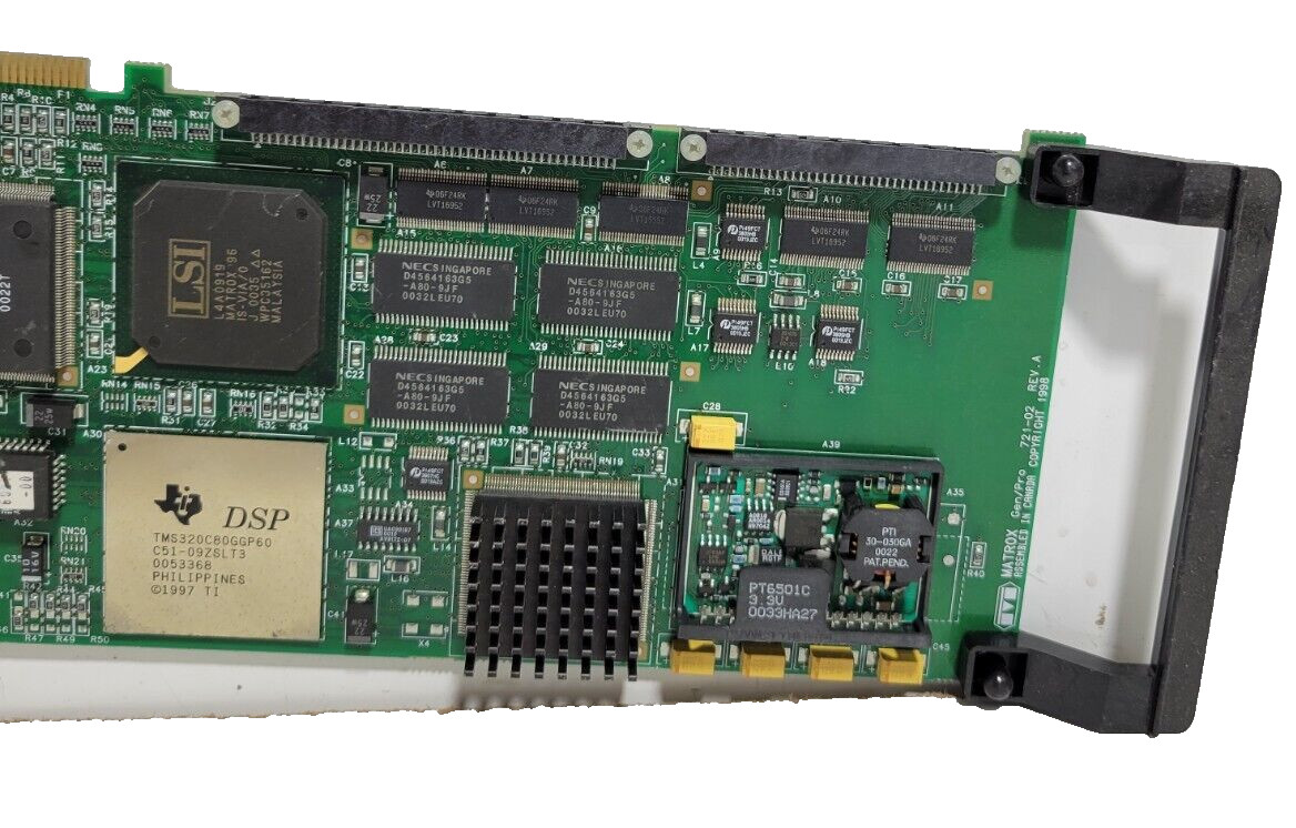 MATROX GEN/PRO 721-02 PROCESSOR BOARD GPRO/F/64 USED WORKING