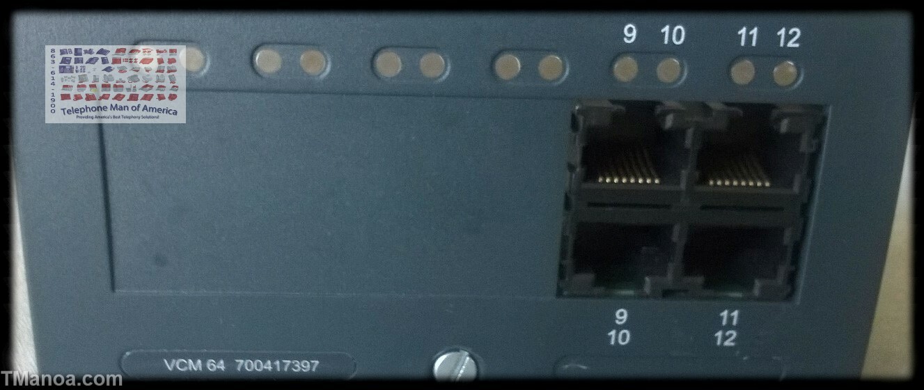 Avaya IP Office 500 VCM 64 Base Card 700417397 4/64 VCM Channels 12 IP Endpoints