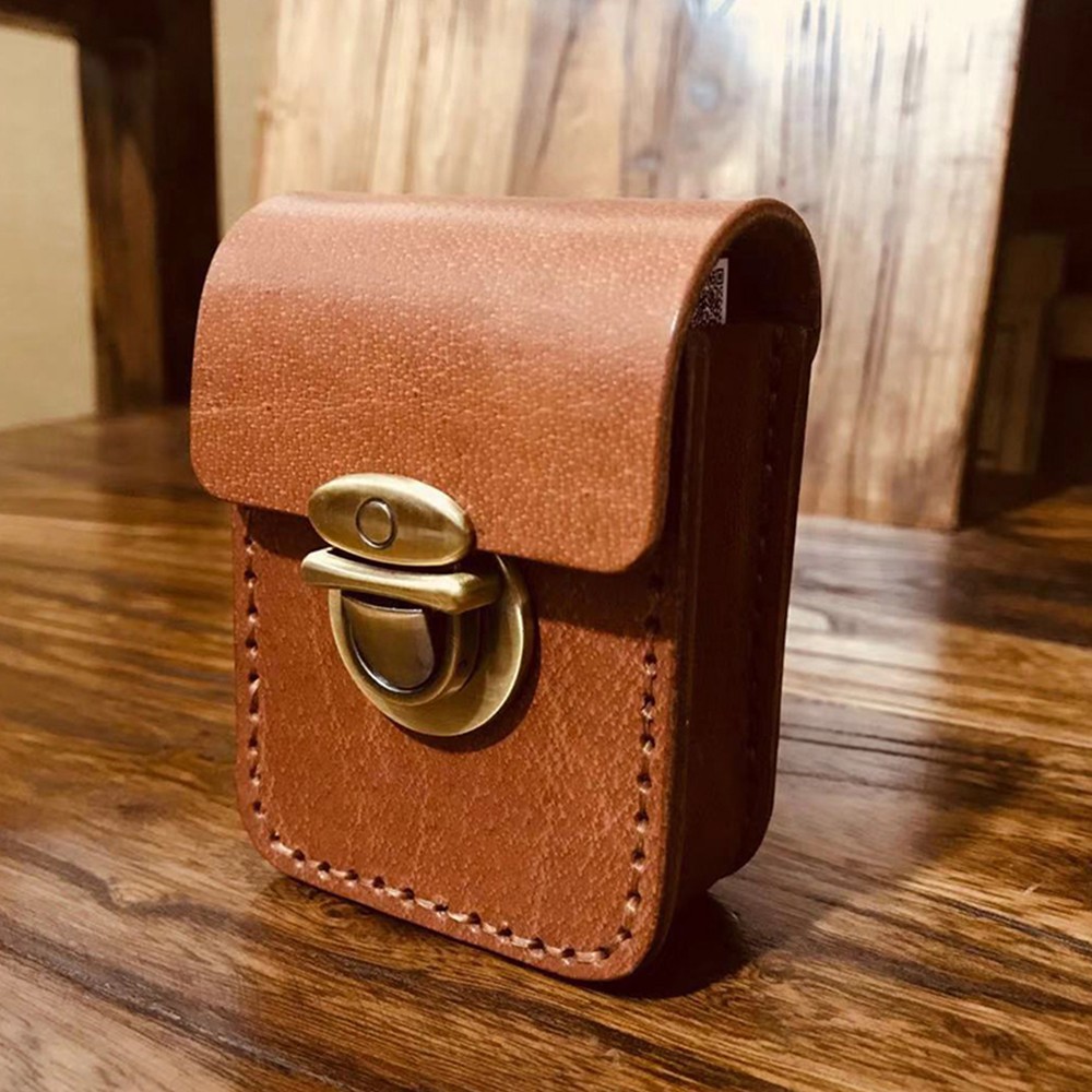 Leather Knife Case For Victorinox Swiss Army XAVT Champ 1.6795 Aftermarket
