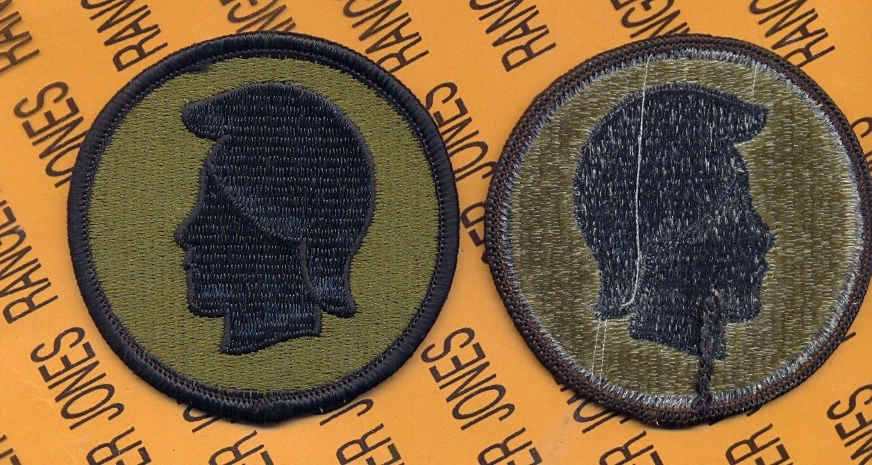 US Army Hawaii Army National Guard ARNG OD Green & Black BDU 3" patch m/e