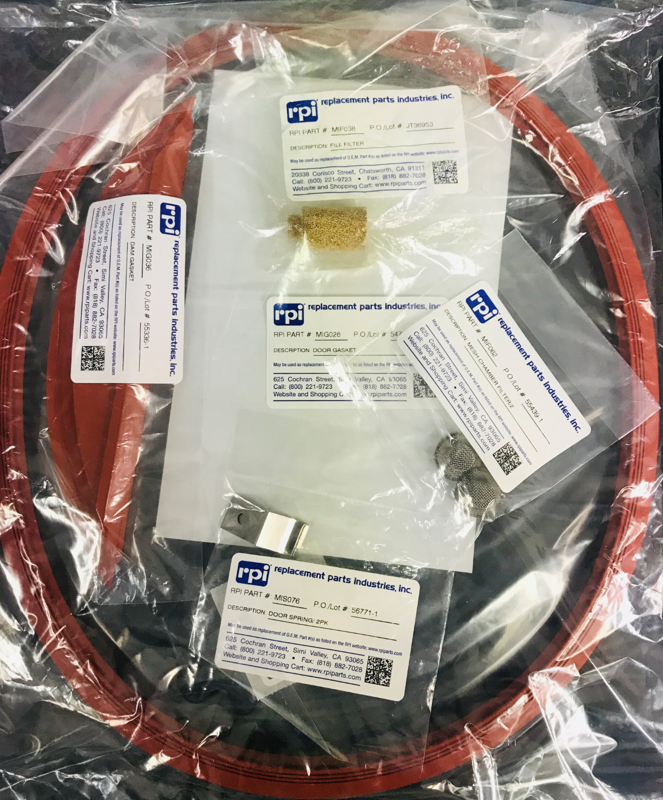 Dental Sterilizer Preventative Maintenance Kit for Model M11, M11D Midmark FDA