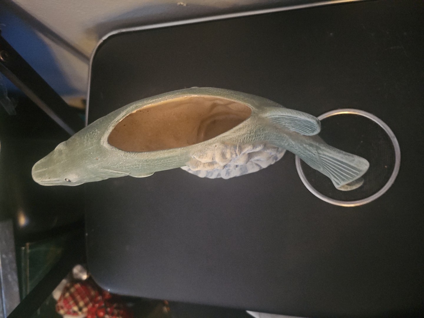 retro ceramics fish plante