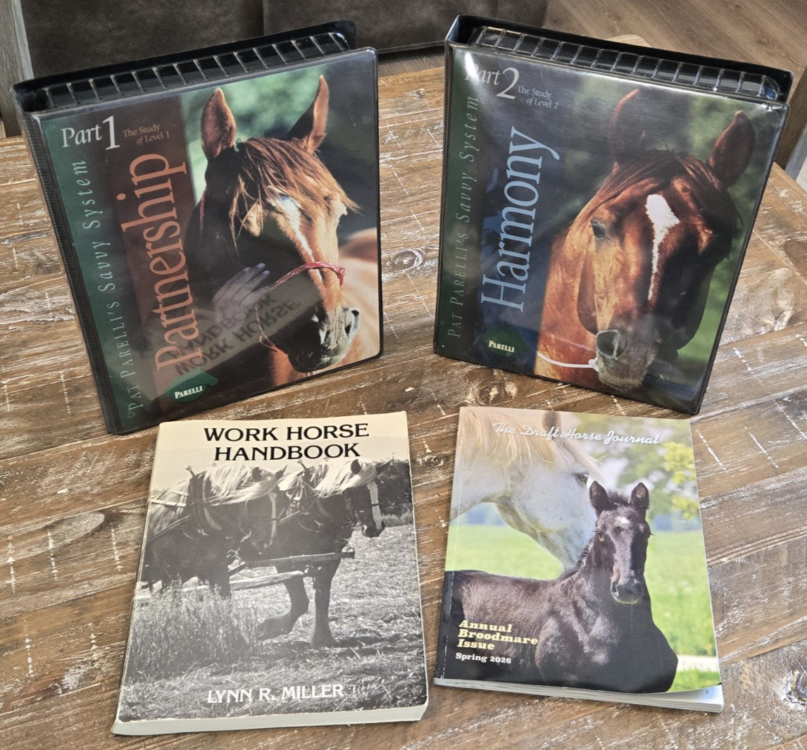 Parelli Savvy System Set 1–2 + Work Horse Handbook + Draft Horse Journal 2026