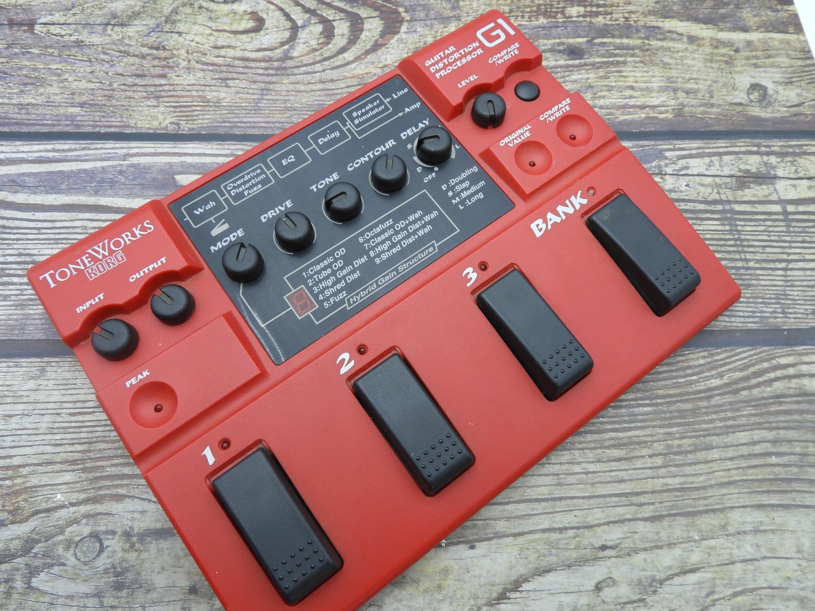 Korg ToneWorks G1 guitar effects distortion processor used from japan