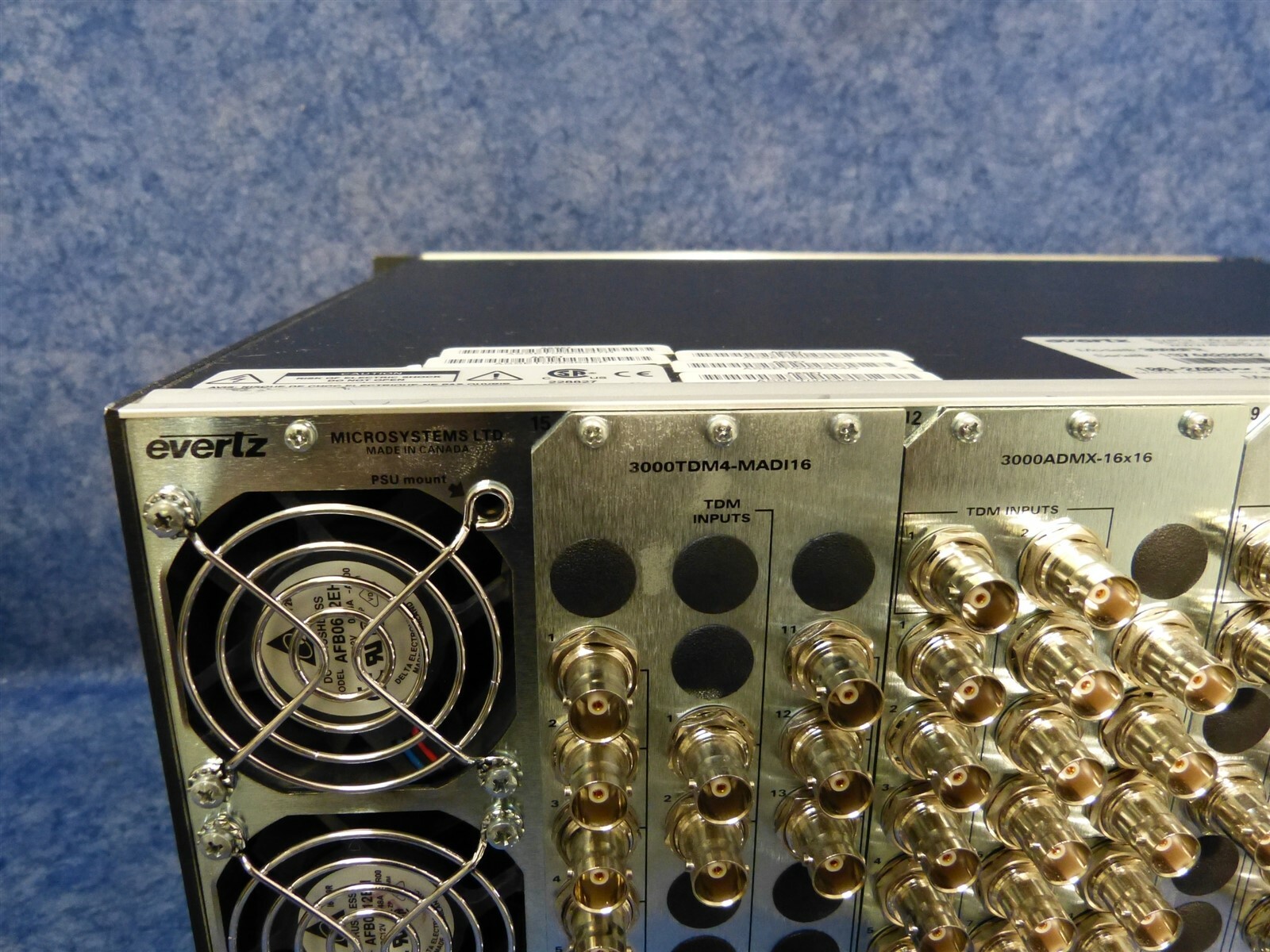 Evertz 3000FR 3000MVP Multi-Image Processor with cards