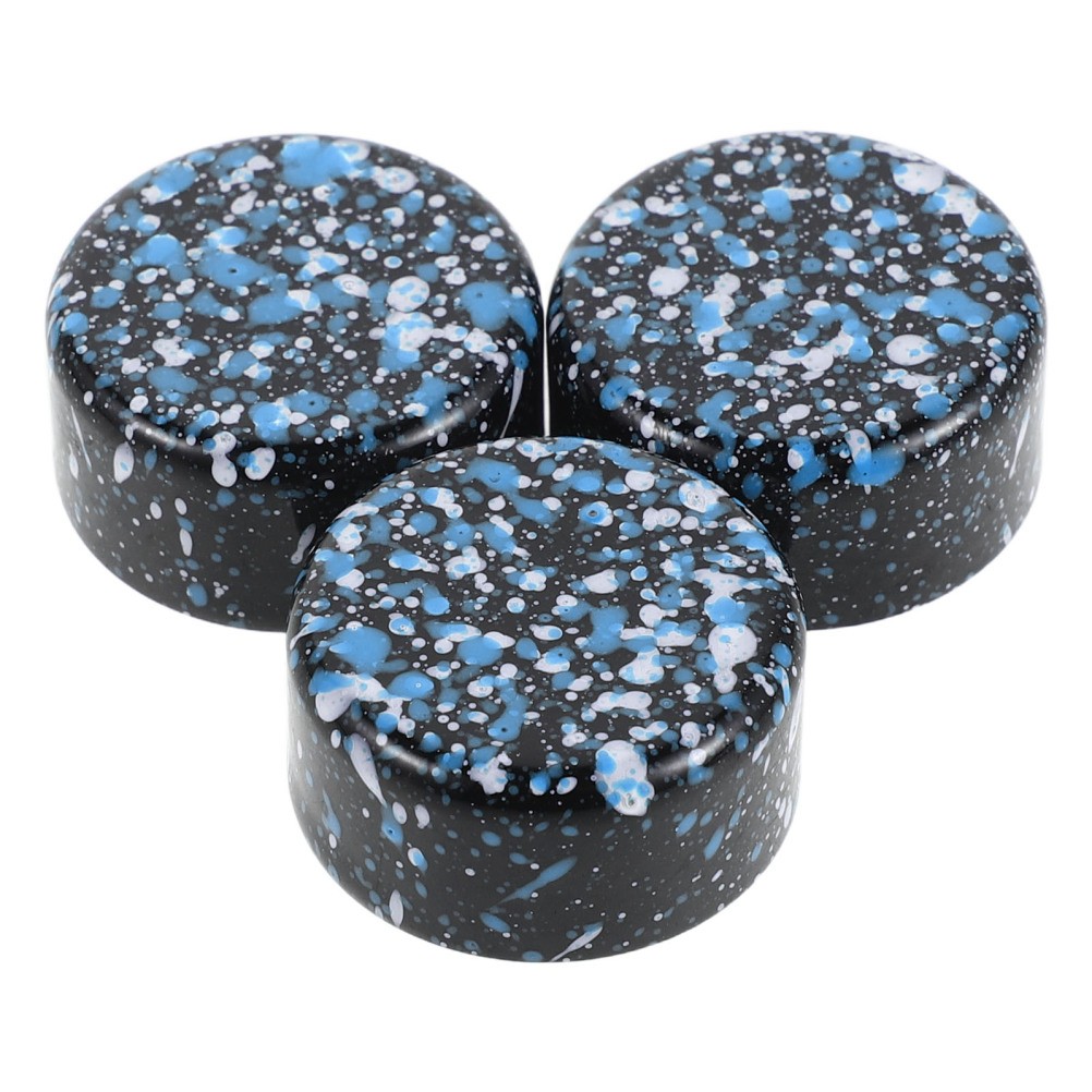 3Pcs Blue Guitar Effect Pedal Footswitch Cap Textured Surface for Secure Grip