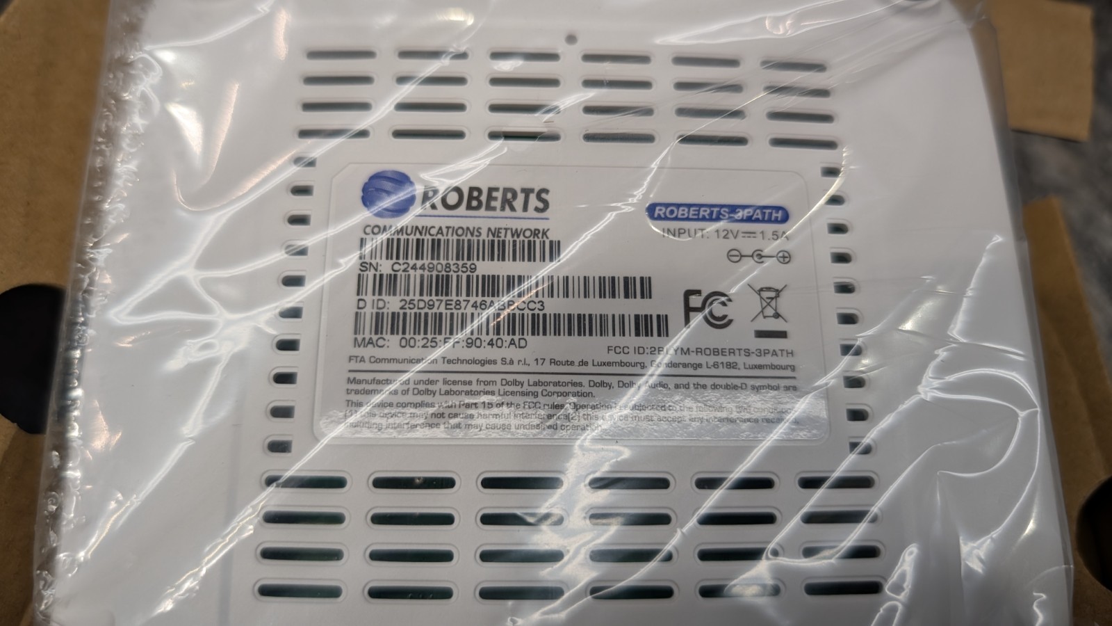 ROBERTS-3PATH Set Top Box 🔥New🔥