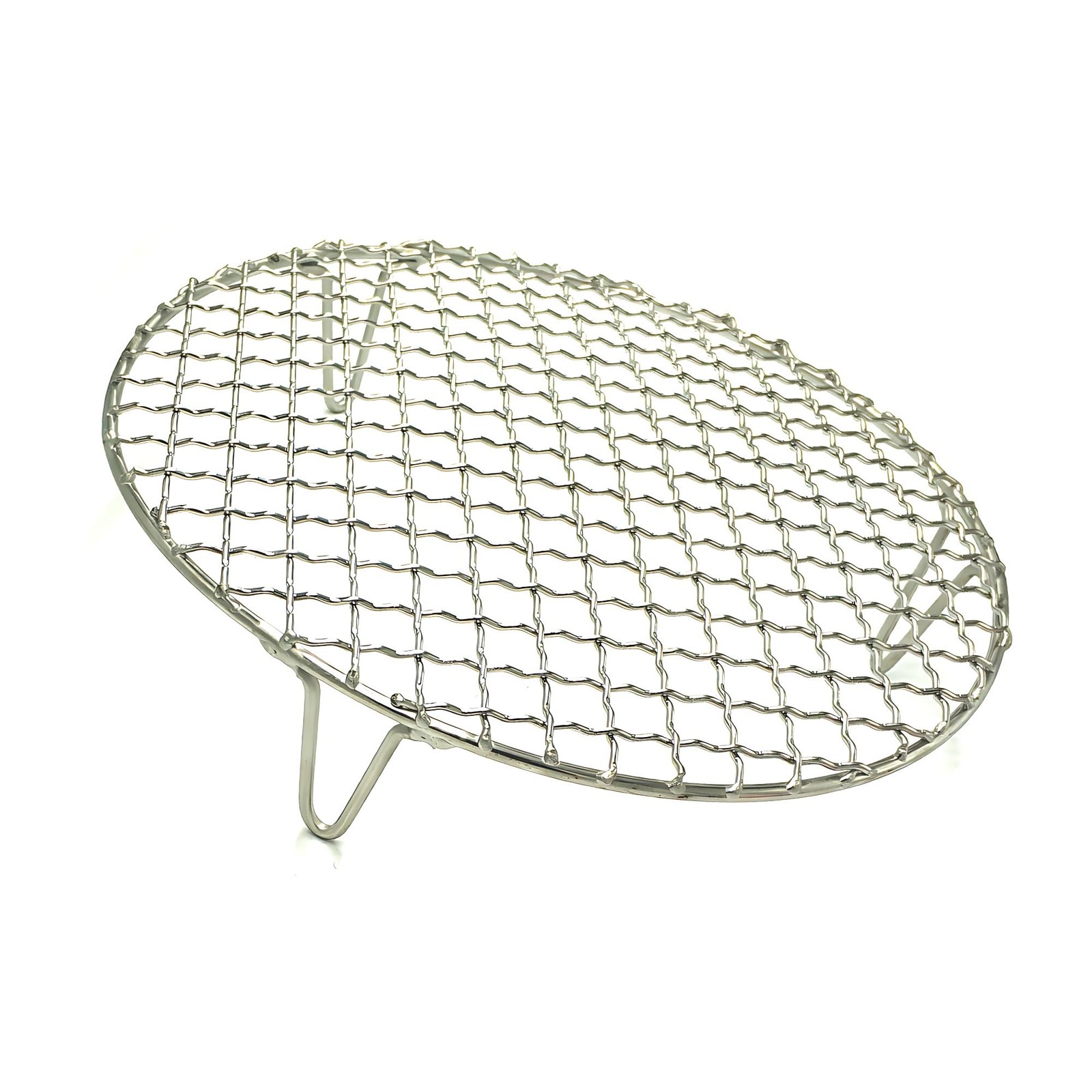 Canning Rack with 2" Height Legs Dia 7" Round Stainless Steel Cross Wire Barb...
