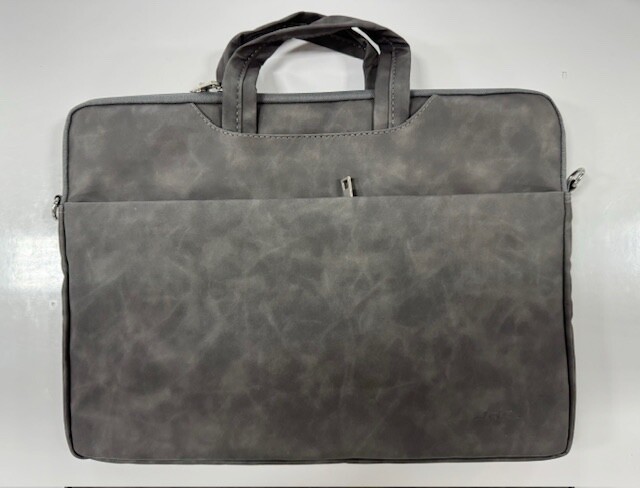 ** JRCMAX ** 15" LAPTOP CARRYING CASE w/ SHOULDER STRAP " GRAY "
