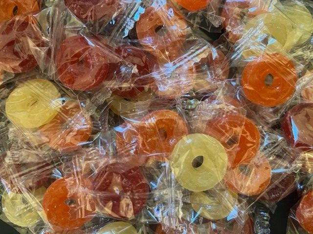 LIFE SAVERS  Assorted Hard Candy PINEAPPLE/ORANGE/CHERRY- 50 PIECES