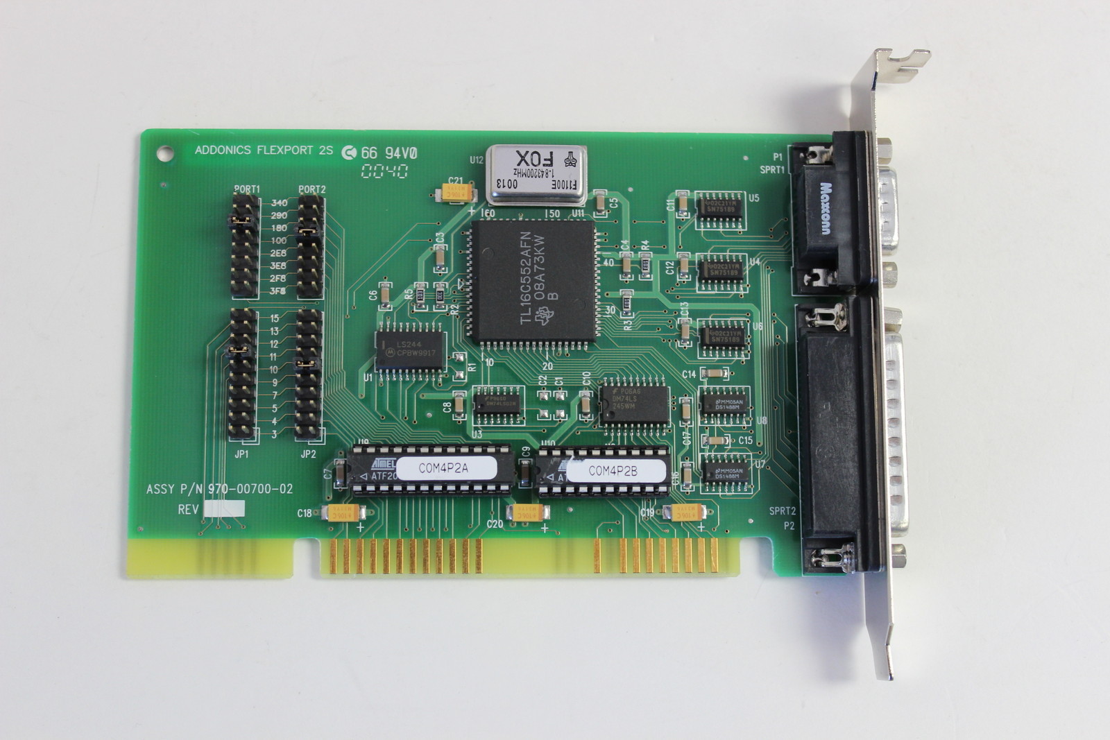 ADDONICS 970-00700-02 FLEXPORT 2S ISA I/O ADAPTER WITH WARRANTY