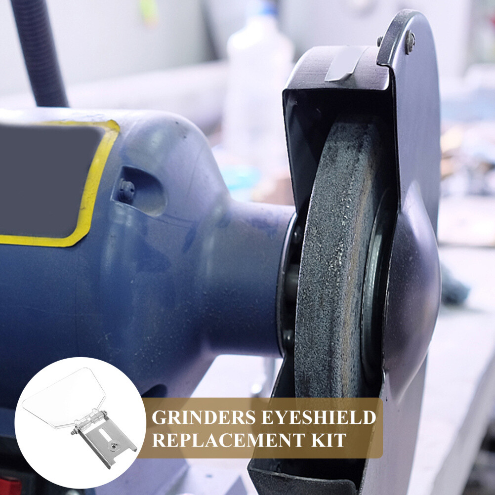 2 Pcs Eye Shields Craftsman Bench Grinder and Brackets Electrical Tools Guard