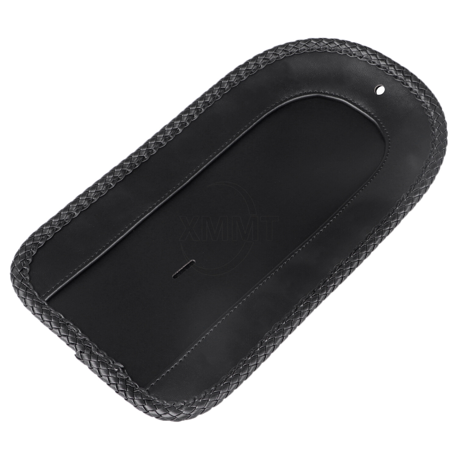 Black Rear PU Fender Bib Solo Seat for Harley Fatboy EFI FLSTFI FLSTF Softail