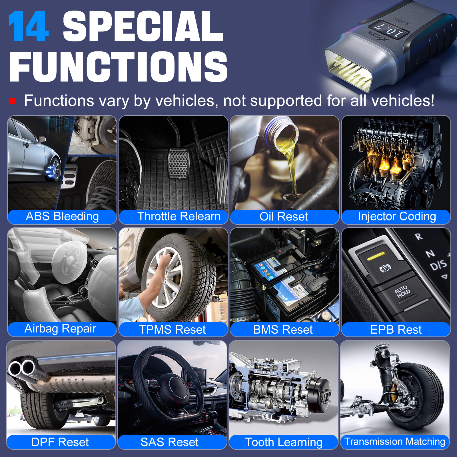 NEWEST XTOOL A30D Car BiDirectional Scanner Auto All System Diagnostic Scan Tool