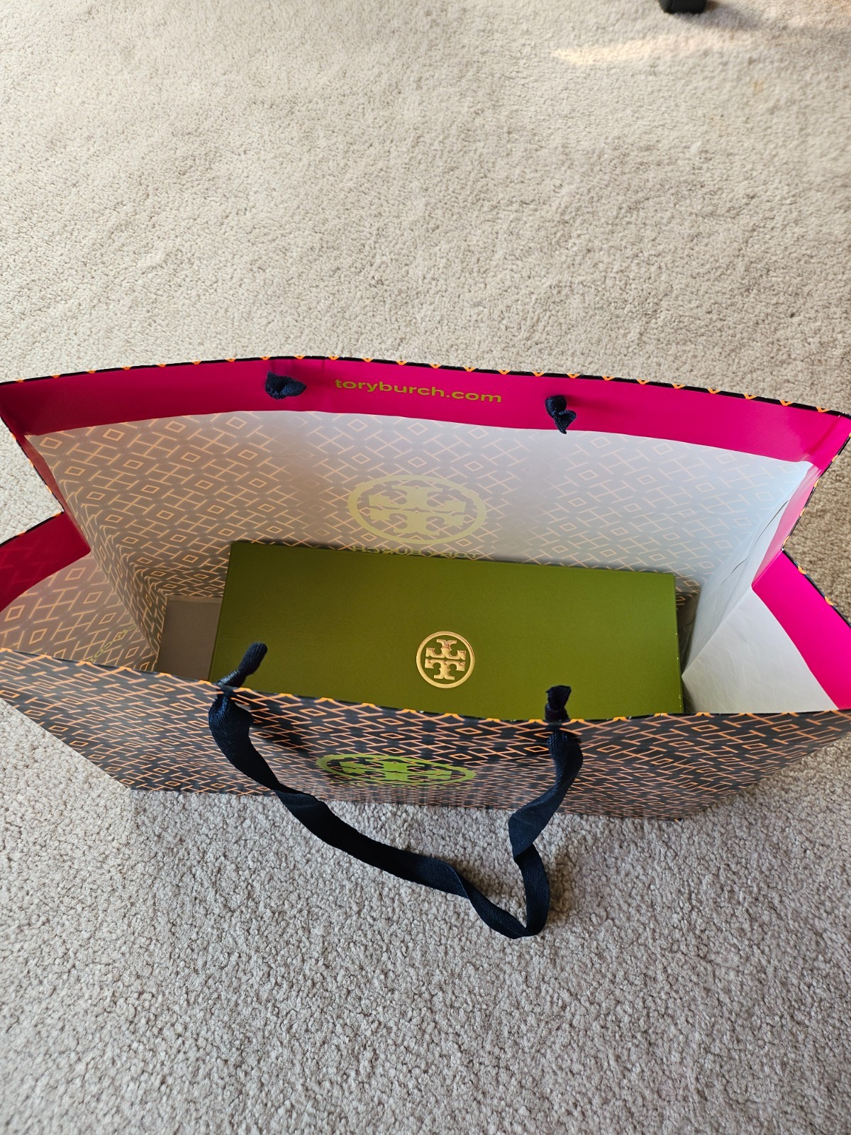 Authentic Tory Burch Ribbon Espadrille Olona It Canvas 7 Perfect Navy