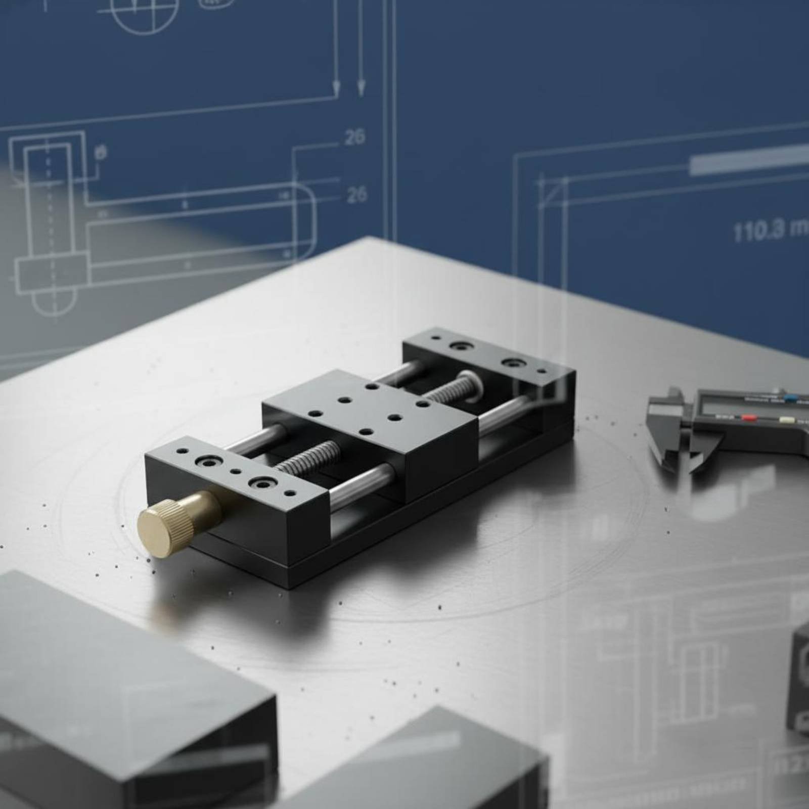 Precise XY Axis Stage Steady Movement Manufacturing Apparatus Backlash