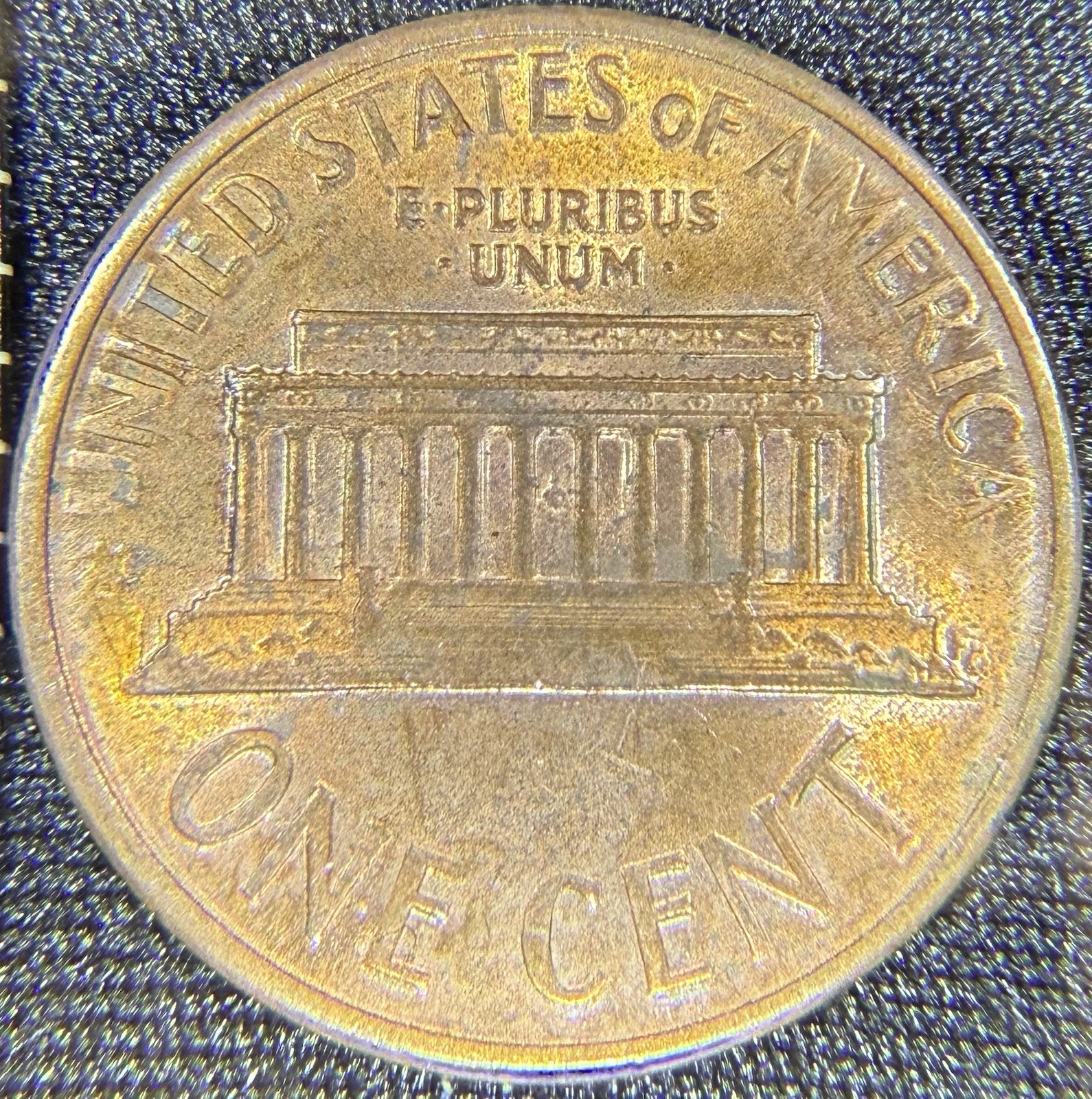 1989-P Lincoln Head Penny Error Soft Struck Obverse -- Double Die Reverse