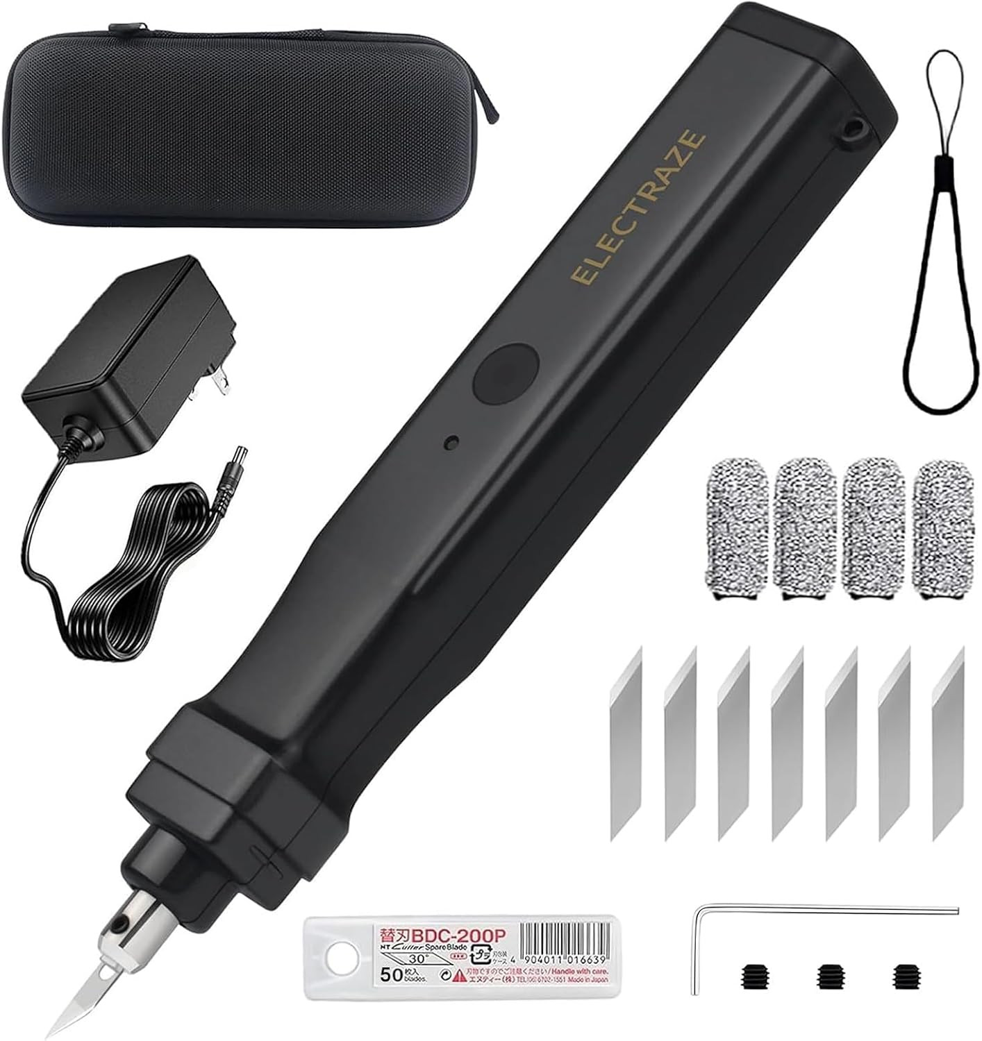 2 in 1 Ultrasonic Knife, 40,000Hz Ultrasonic Cutter Knife, 50 Replacement Blades