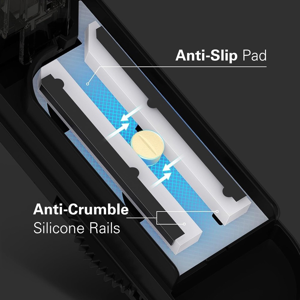 Pill Cutter Tablet Splitter Adjustable for Small & Large Pills Fast Easy Cut US