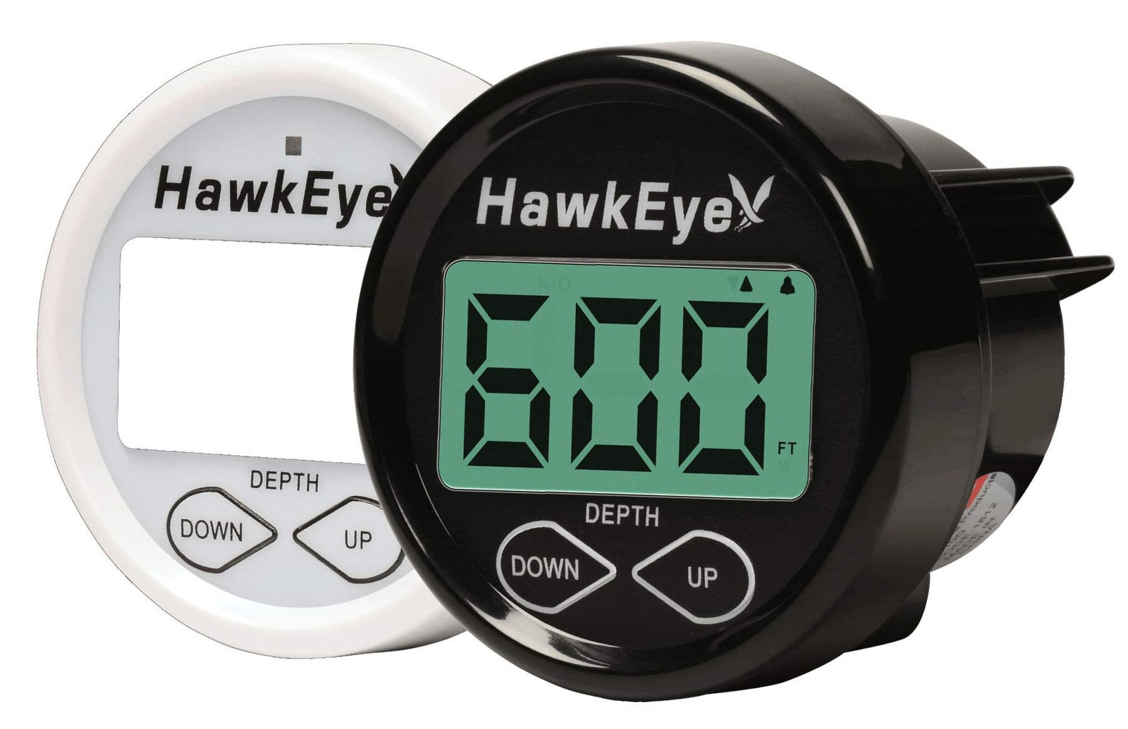 DepthTrax 2B Boat Mount in Dash Digital Depth Finder 600 Feet