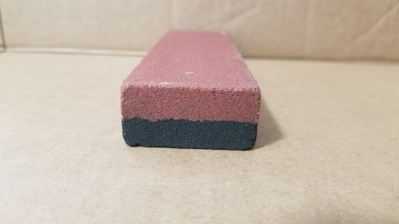 Black & Red Sharpening Stone , VGC