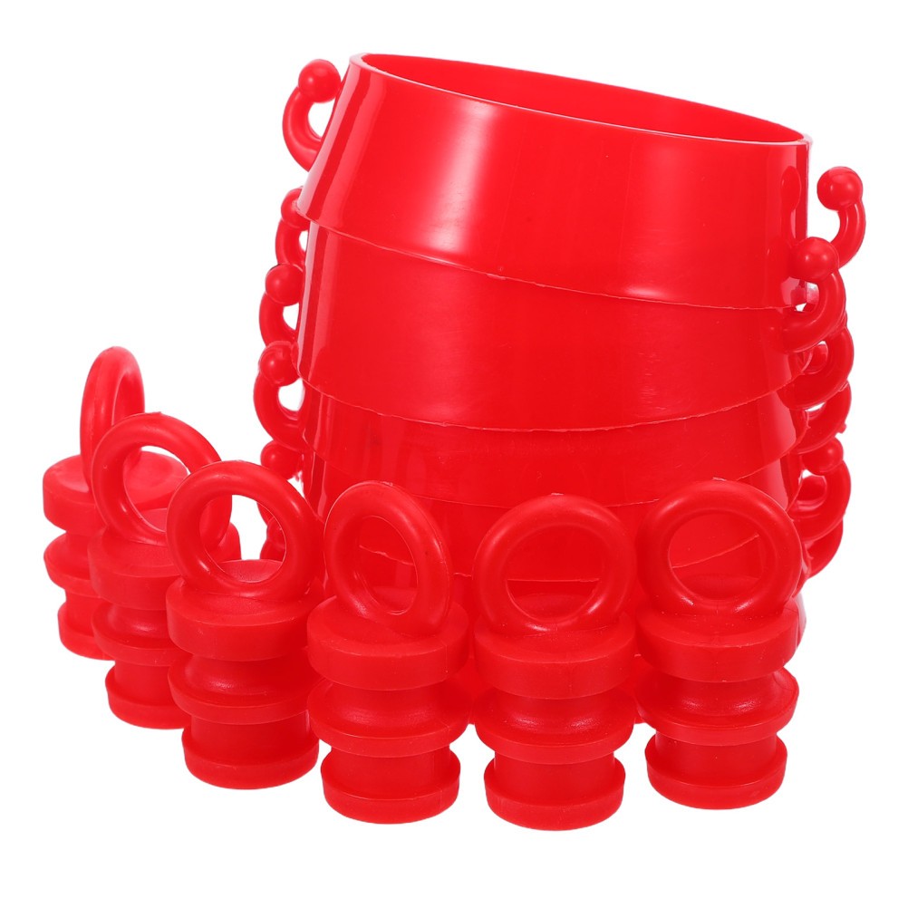 Plastic Chain Connector Safety Cone Collars Kit for Driveway Barrier