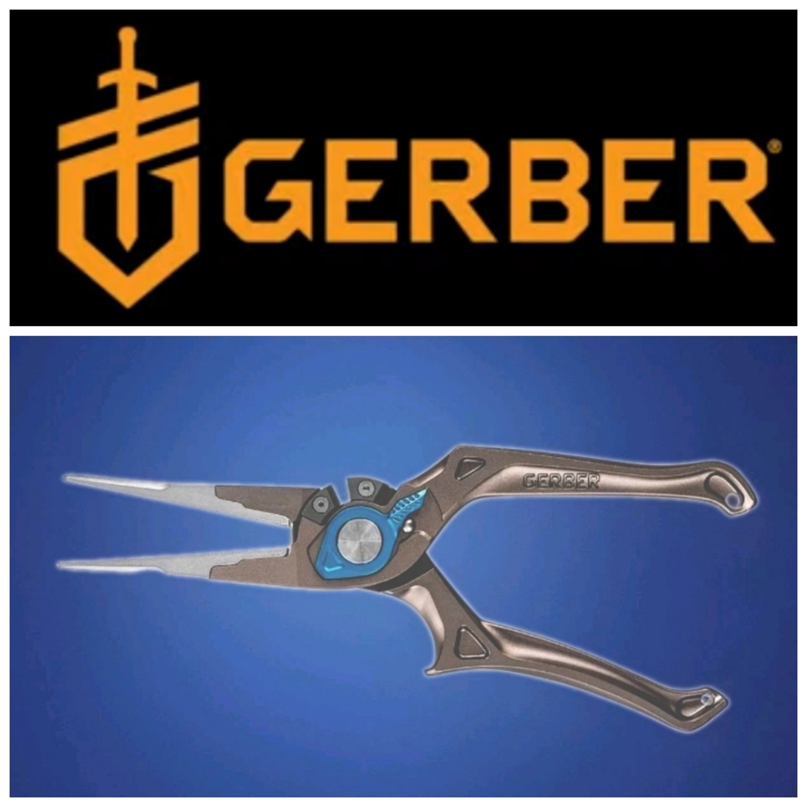 NEW Gerber "Magniplier" Saltwater 8.4" Needlenose Pliers With SALT RX. 31-003597