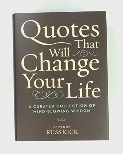Quotes That Will Change Your Life - Hardcover - VERY GOOD