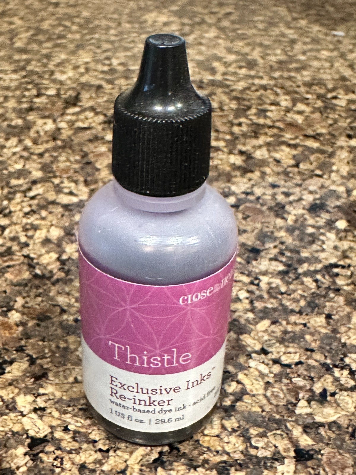 CTMH Re-Inker THISTLE  1 Fl Oz Water Based Acid Free For CTMH Ink Pads