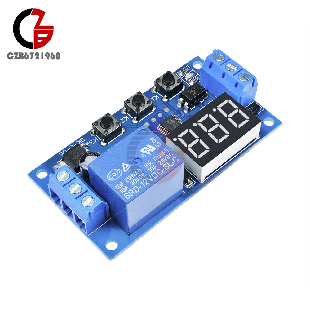 12V LED Automation Delay Timer Control Switch Relay Module without Case